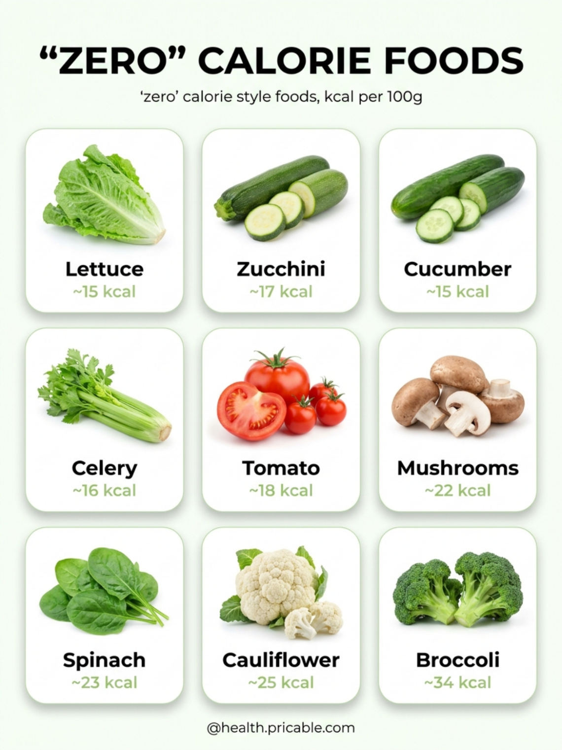 9 “Zero” Calorie Foods That Help You Eat Lighter Without Feeling Deprived