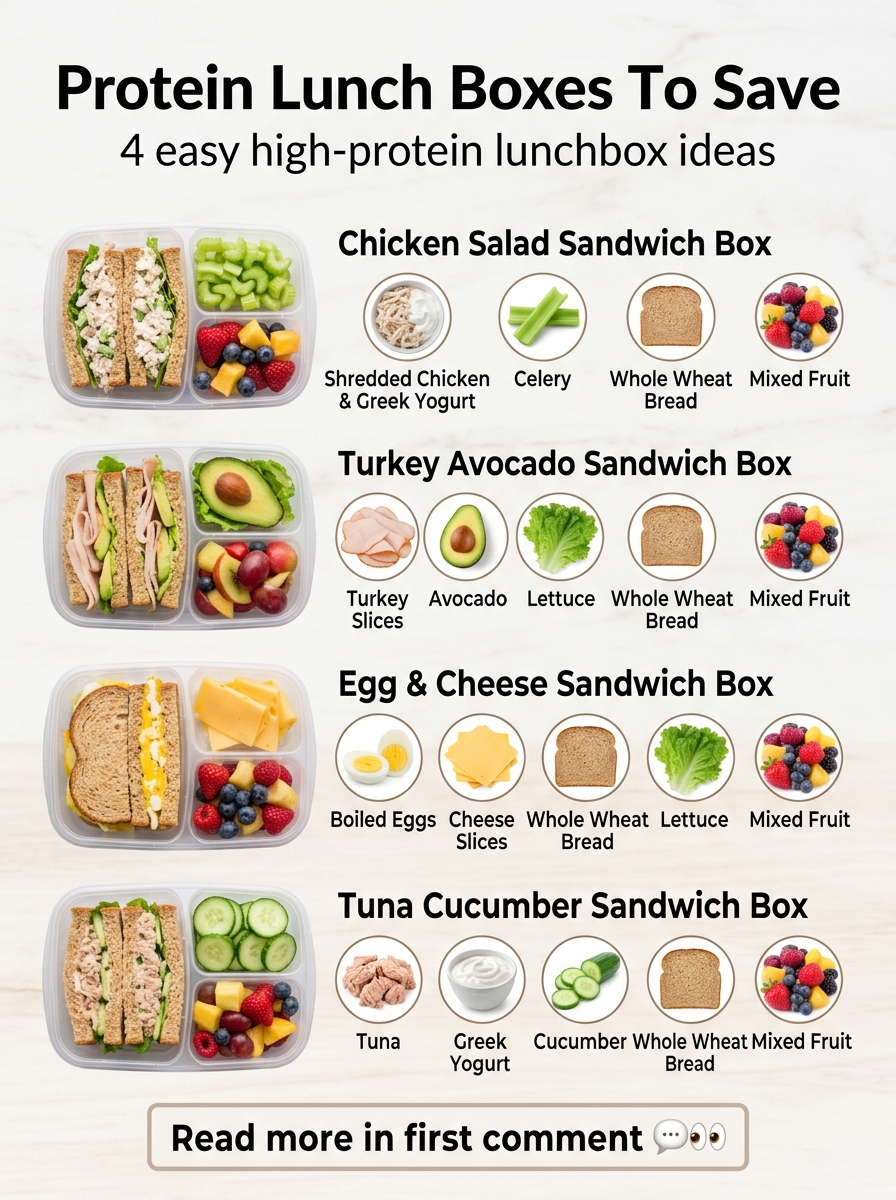 9 High-Protein Lunch Box Recipes for Easy Meal Prep