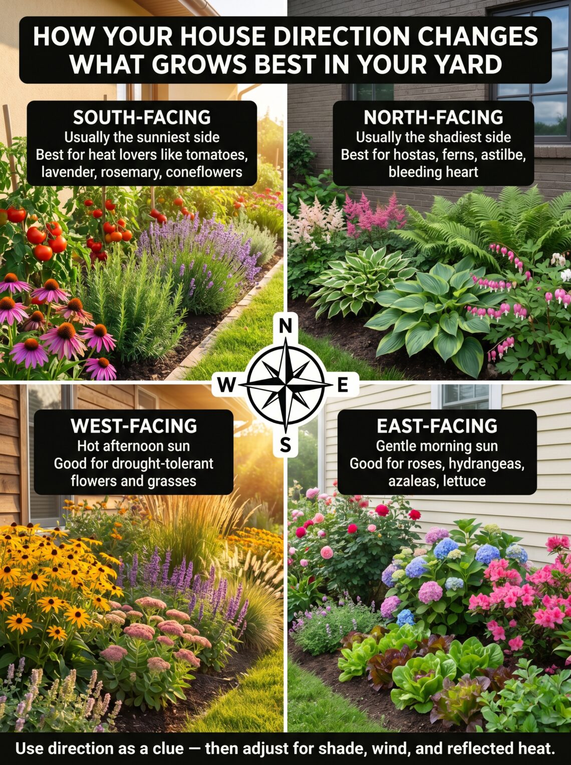 How House Direction Changes What Grows Best in Your Yard