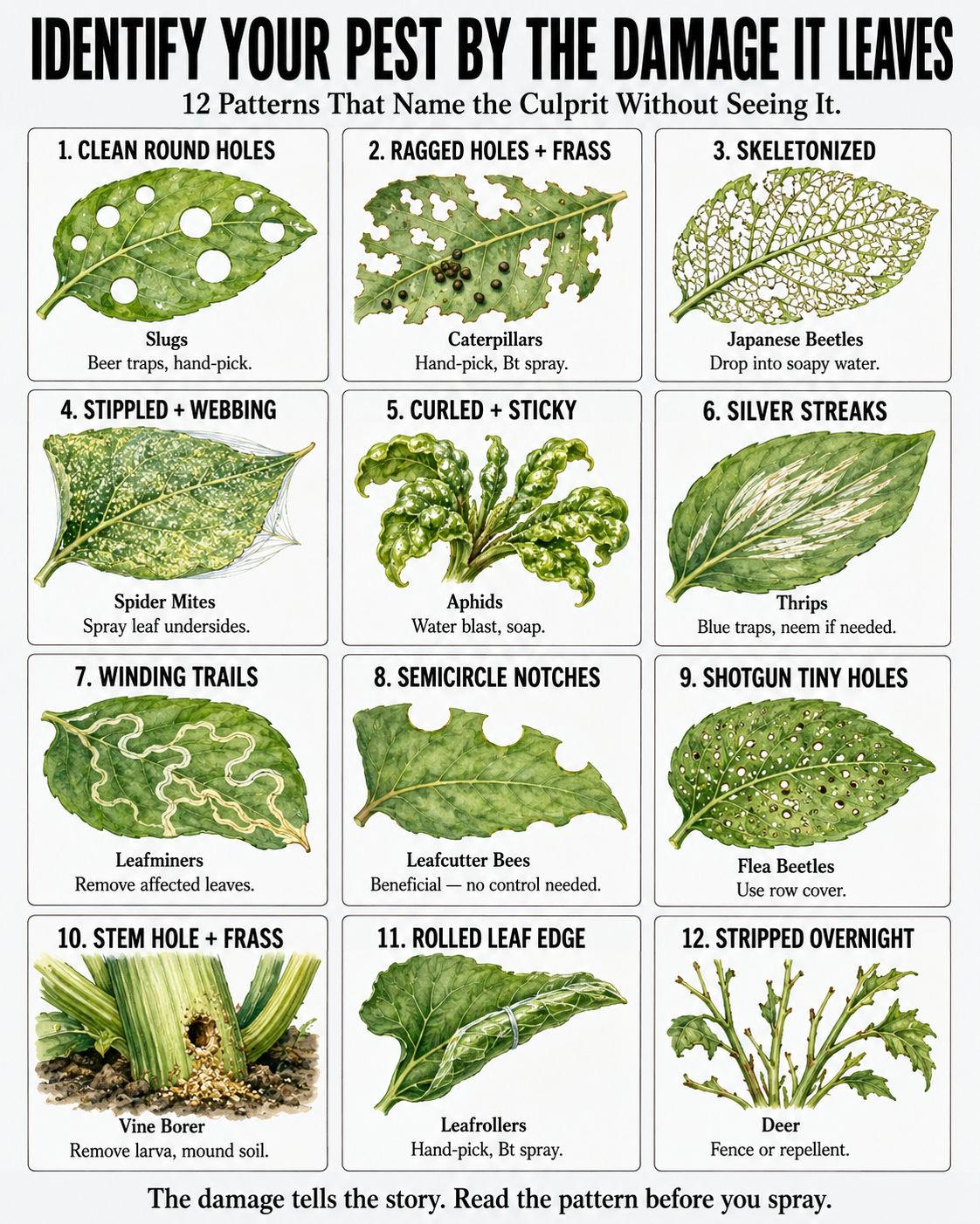 Identify Garden Pests by the Damage They Leave: A Practical Guide to 12 Common Plant Damage Patterns and What to Do Next