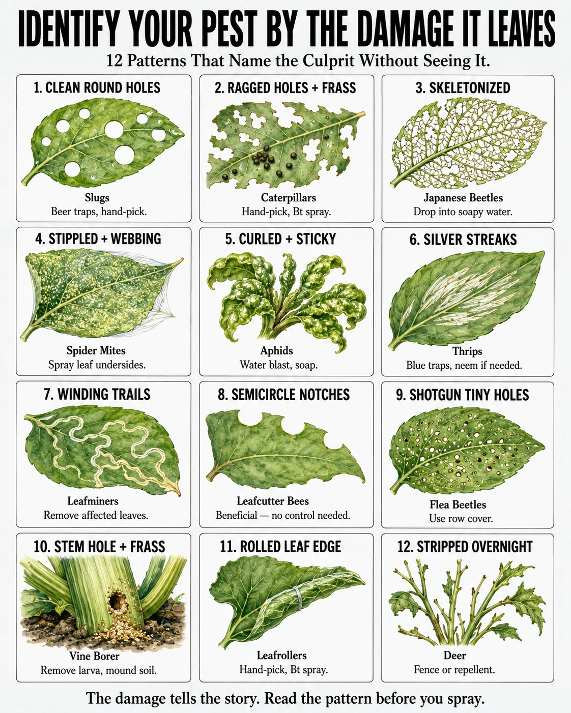 Identify Garden Pests by the Damage They Leave: A Practical Guide to 12 Common Plant Damage Patterns and What to Do Next