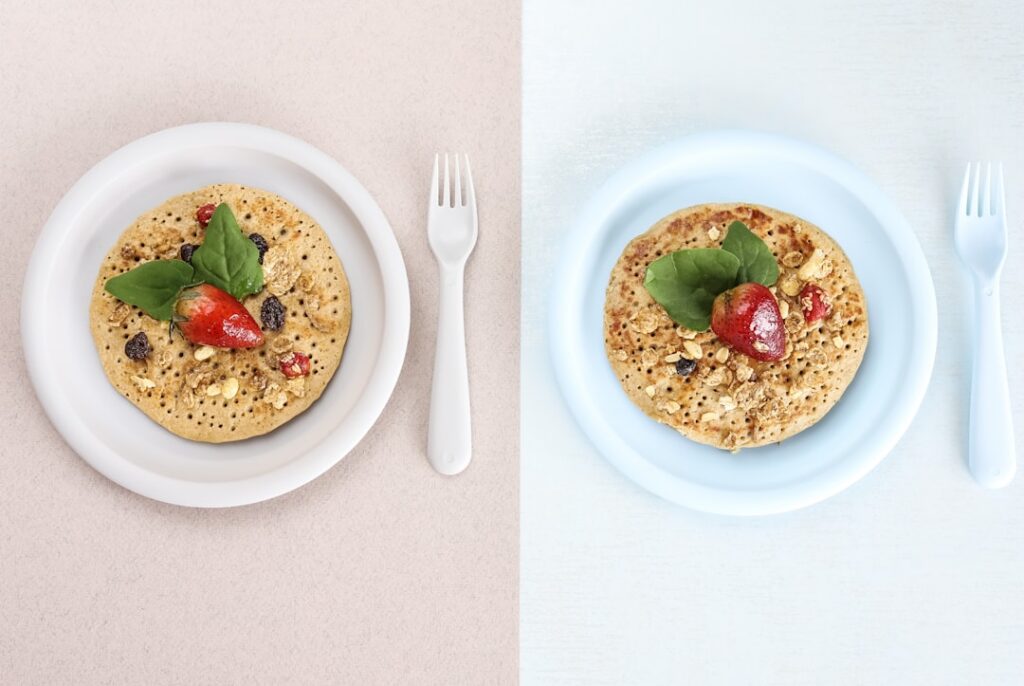 An infographic showing side-by-side comparisons of unhealthy foods with their healthy alternatives such as soda next to