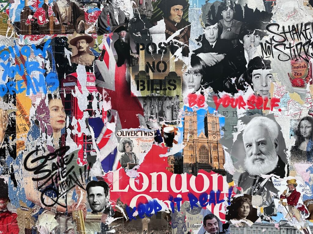 A vibrant collage of different rock and roll music legends including Chuck Berry Little Richard and Jerry Lee Lewis in a