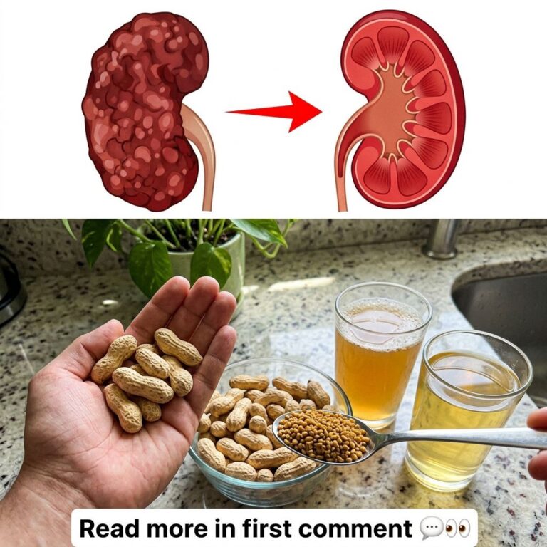 Comparison of unhealthy vs healthy kidney human hand holding peanuts a bowl of peanuts a spoon with fenugreek seeds and
