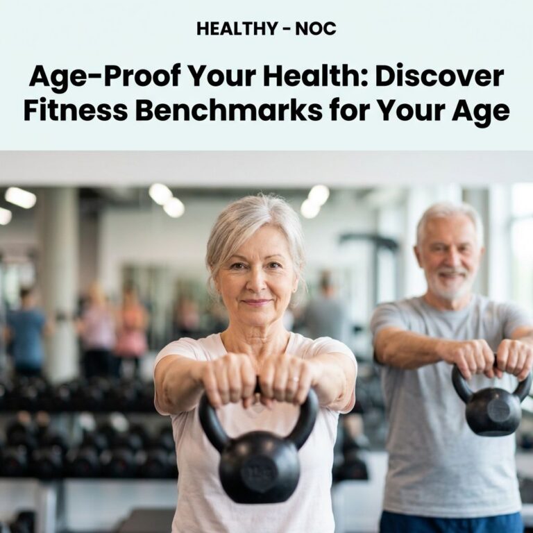Two smiling seniors a woman and a man holding kettlebells in a bright gym reflecting active aging