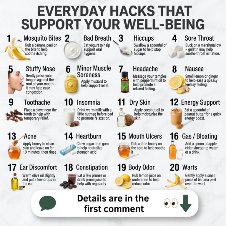 A collection of various natural ingredients and remedies such as bananas lemons ginger honey aloe vera and peppermint ar
