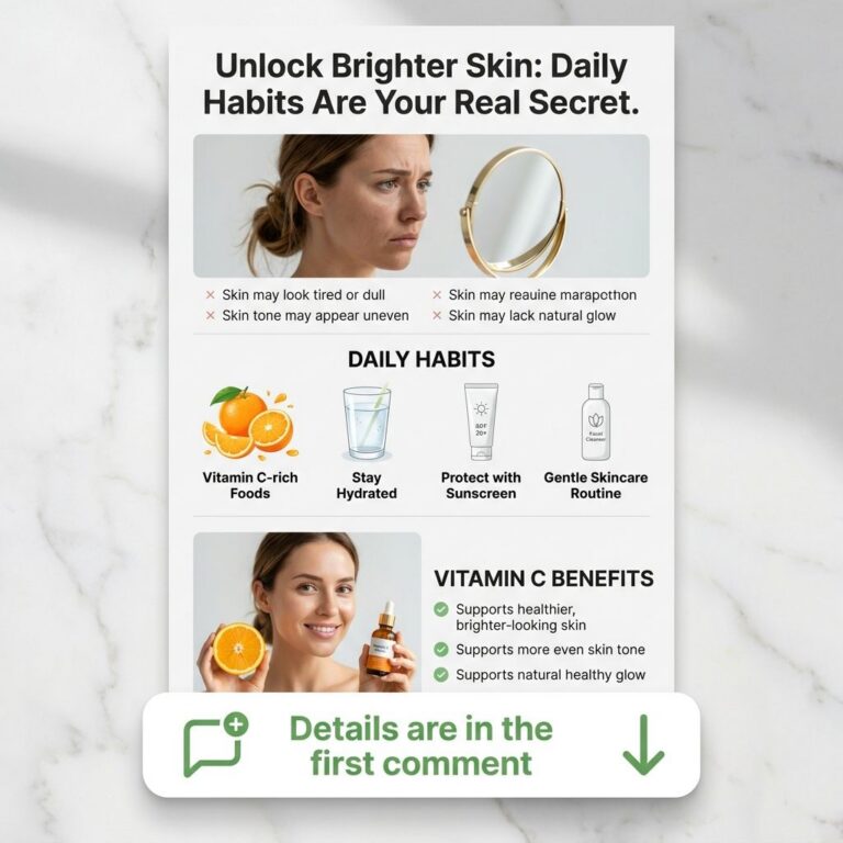 A woman looking concerned at her reflection in a mirror depicting tired or dull skin uneven skin tone and lack of natura