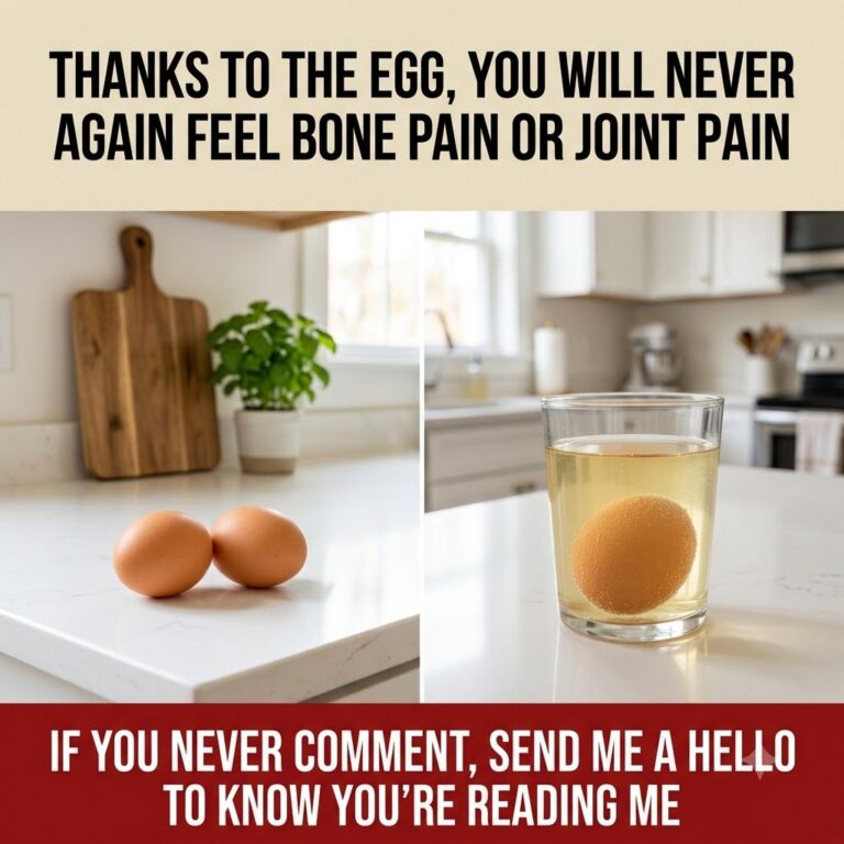 A split image showing raw eggs on one side and an egg submerged in a yellowish liquid in a glass on the other both on a 