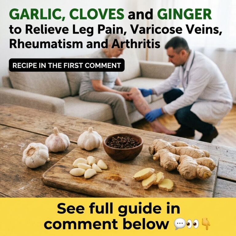 Rustic wooden table with fresh garlic bulbs peeled cloves whole cloves in a wooden bowl and sliced ginger In the backgro