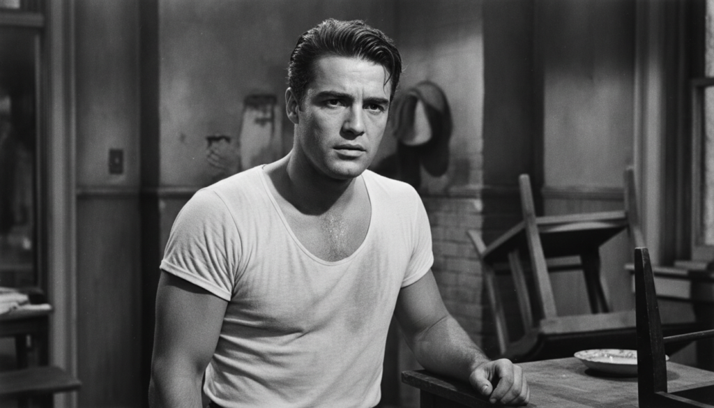 Marlon Brando as Stanley Kowalski in A Streetcar Named Desire
