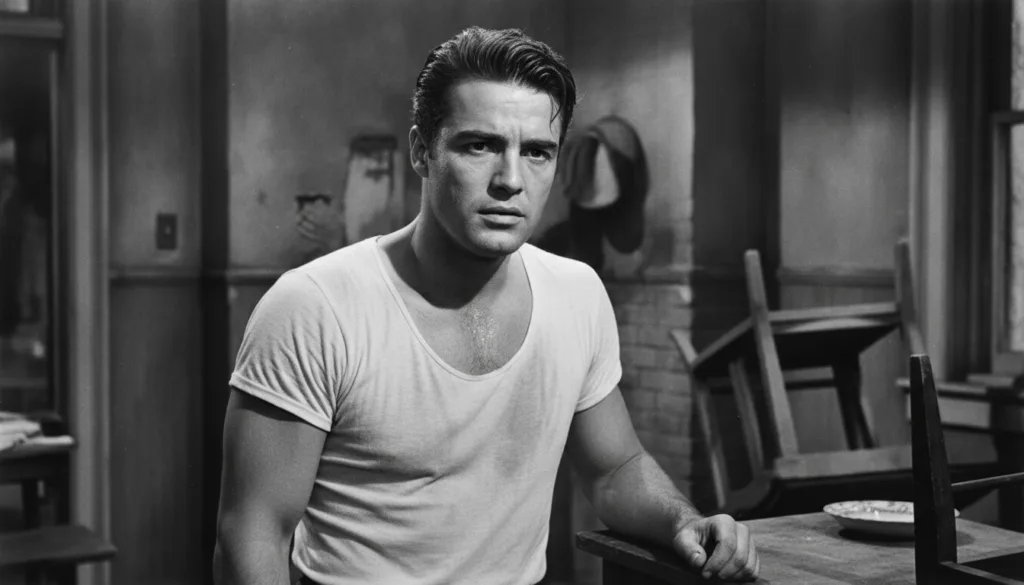 Marlon Brando as Stanley Kowalski in A Streetcar Named Desire