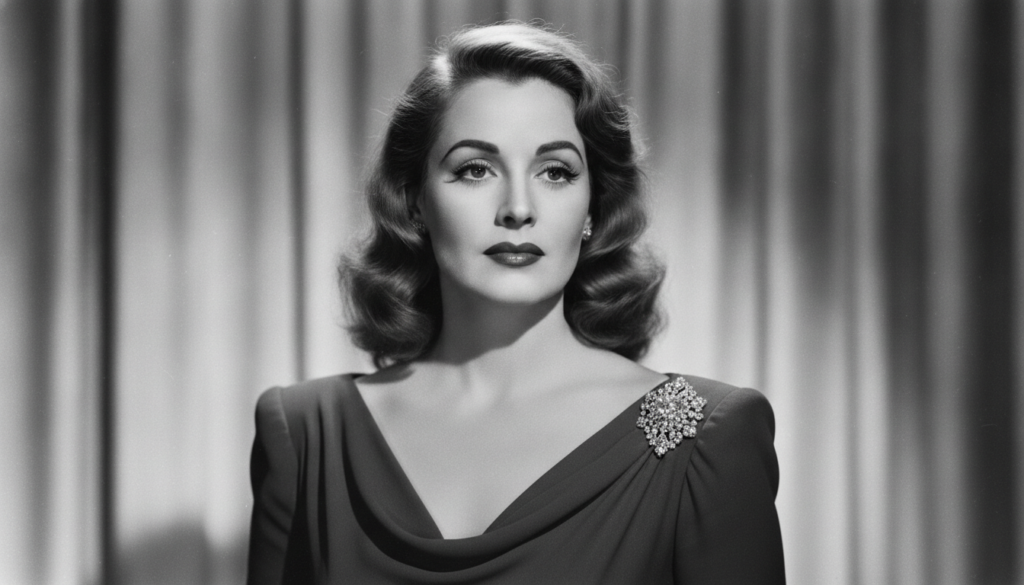 A real vintage publicity photo of Joan Crawford from the Golden Age of Hollywood showcasing her glamorous style and dist