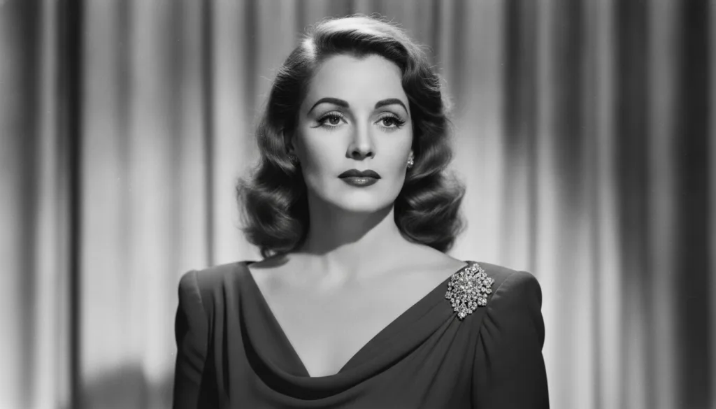 A real vintage publicity photo of Joan Crawford from the Golden Age of Hollywood showcasing her glamorous style and dist