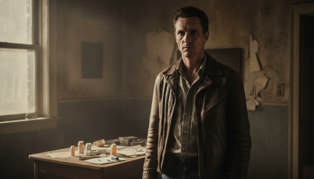 Matthew McConaughey in a dramatic role perhaps from Dallas Buyers Club showing his acting range