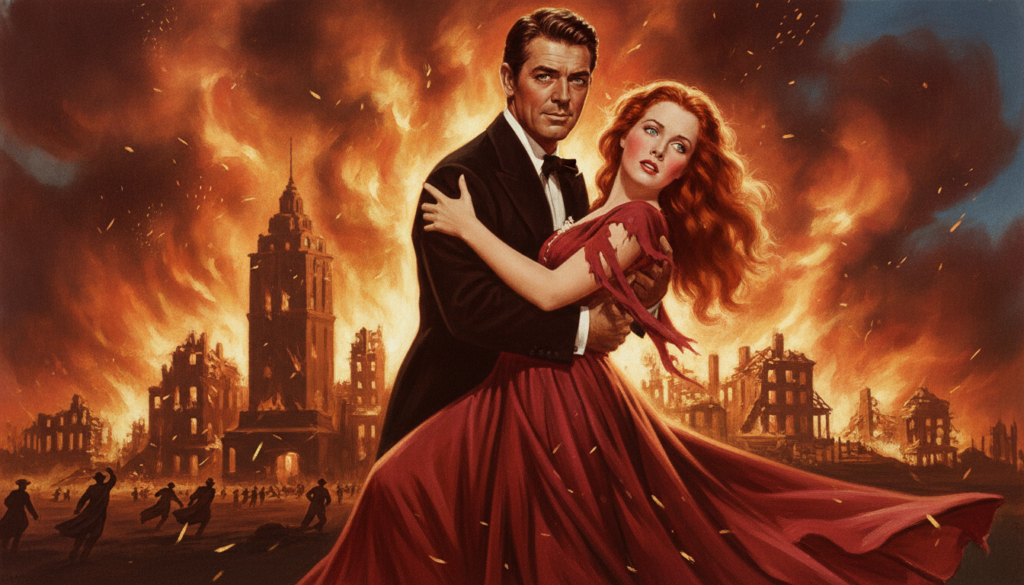 Real movie poster or still from Gone With the Wind featuring Clark Gable as Rhett Butler