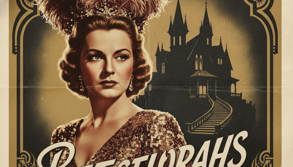 A real vintage movie poster for one of Bette Davis s famous films like All About Eve or Jezebel