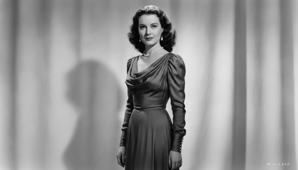 Vivien Leigh in a glamorous pose characteristic of classic Hollywood