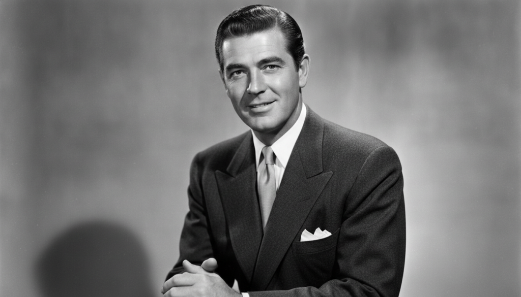 A classic dashing portrait of Clark Gable in his prime