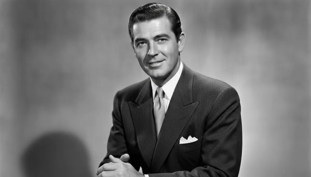 A classic dashing portrait of Clark Gable in his prime