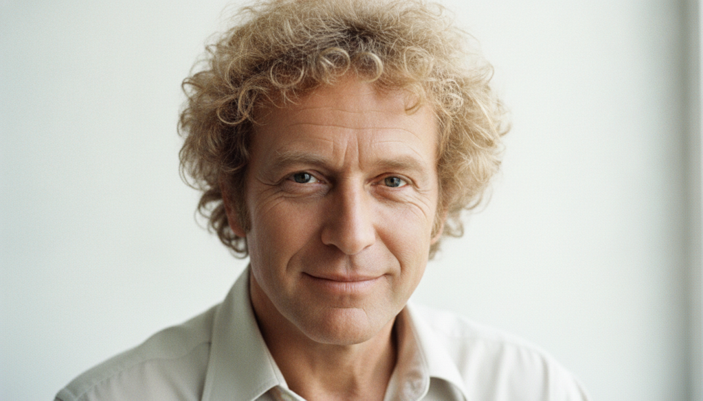 A close-up portrait of actor Gene Wilder from a quiz with multiple-choice options