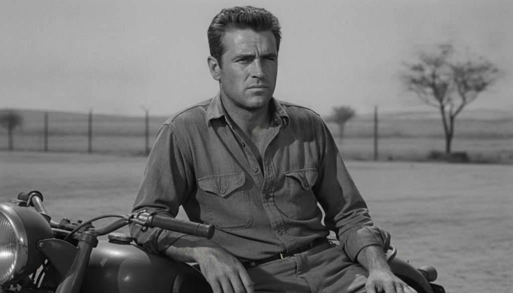 Paul Newman in a classic film still perhaps from Cool Hand Luke or The Sting showcasing his acting intensity