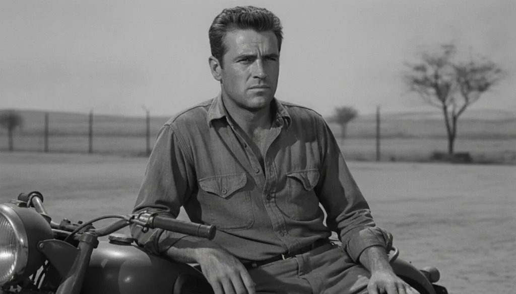 Paul Newman in a classic film still perhaps from Cool Hand Luke or The Sting showcasing his acting intensity