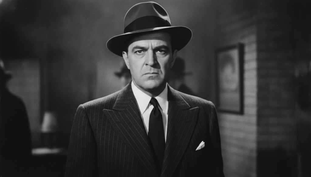 Edward G Robinson as Rico Bandello in Little Caesar a classic gangster film still