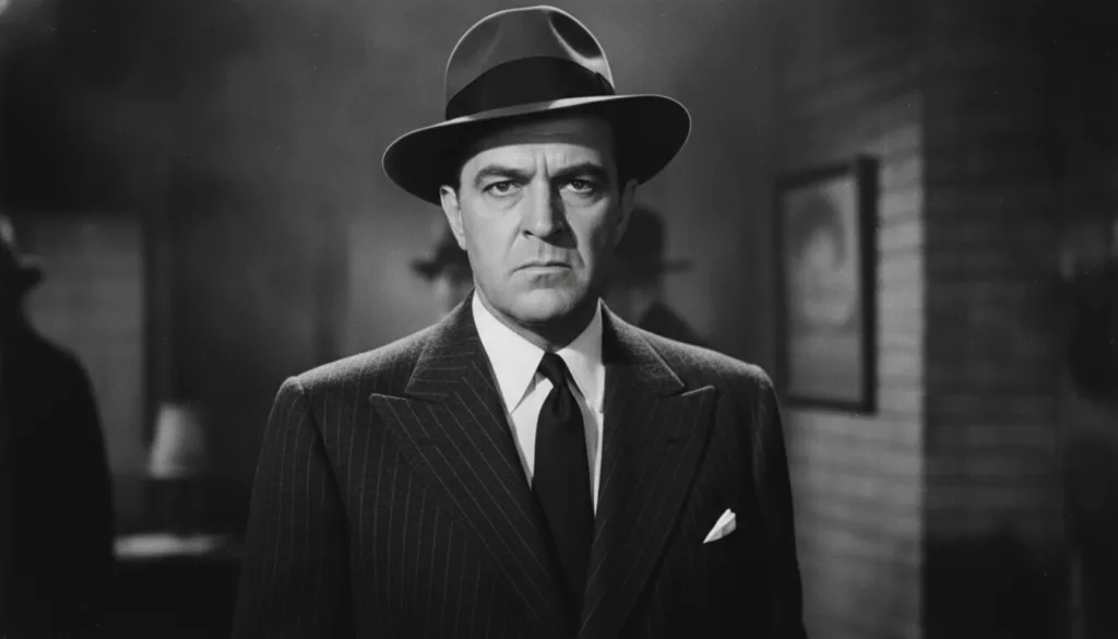 Edward G Robinson as Rico Bandello in Little Caesar a classic gangster film still