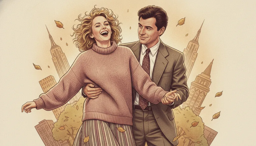 A movie poster for When Harry Met Sally featuring Meg Ryan and Billy Crystal from the late 1980s or early 1990s