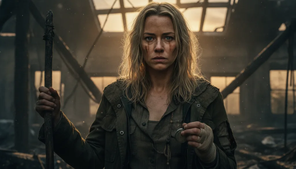 Naomi Watts in a scene from The Impossible portraying a survivor with emotional intensity