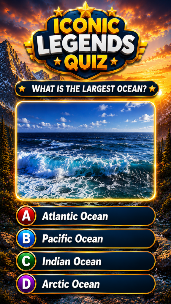 A breathtaking wide cinematic featured blog header image of a vast mysterious deep blue ocean expanse under a dramatic m