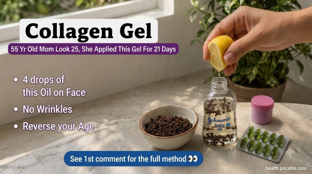 A close-up overhead shot of ingredients for a homemade beauty remedy A hand squeezes a lemon dripping juice into a bottl