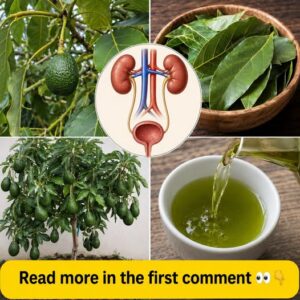 A close-up of fresh vibrant green avocado leaves on a branch possibly with some small avocado fruits in the background s