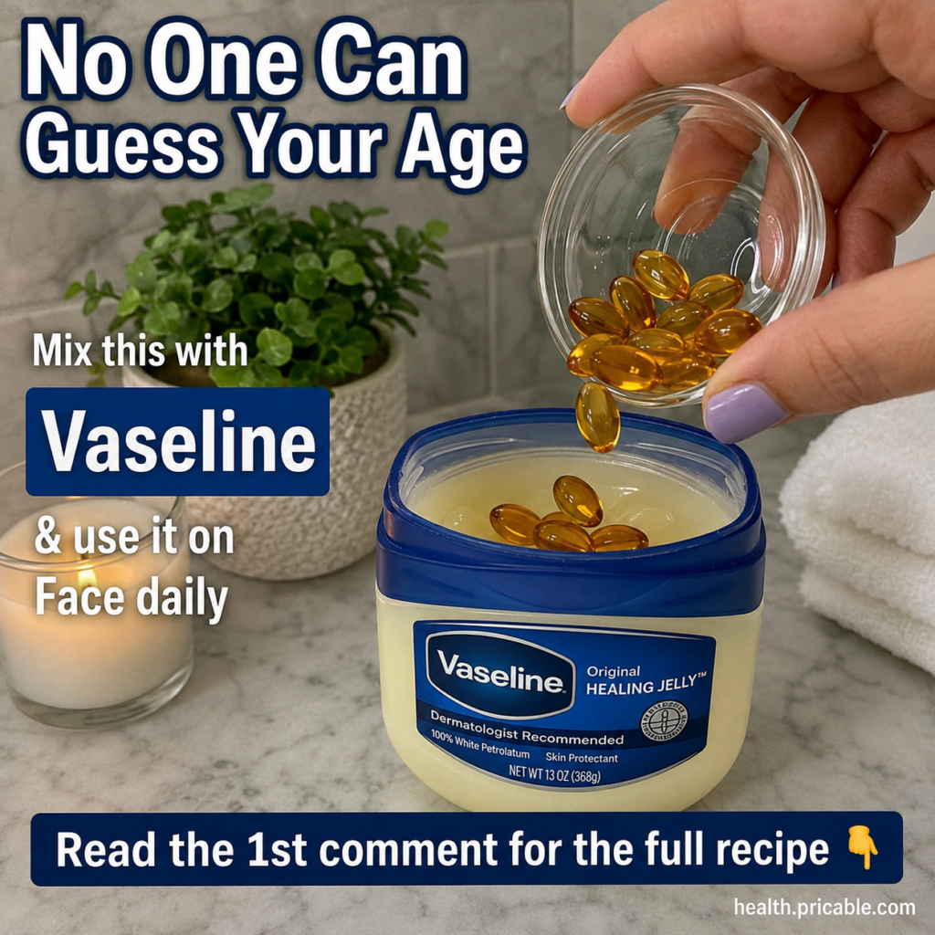 A hand is scooping Vaseline from a large jar into a small glass bowl