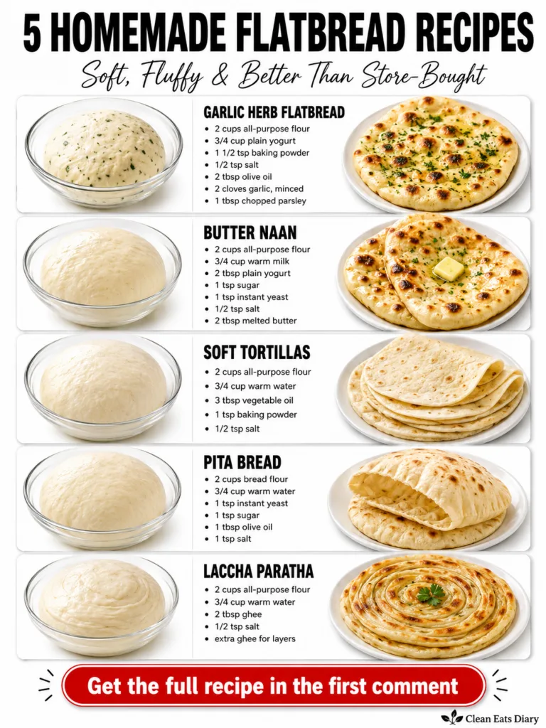 A perfectly cooked golden-brown garlic herb flatbread on a white plate garnished with fresh parsley The texture is soft 