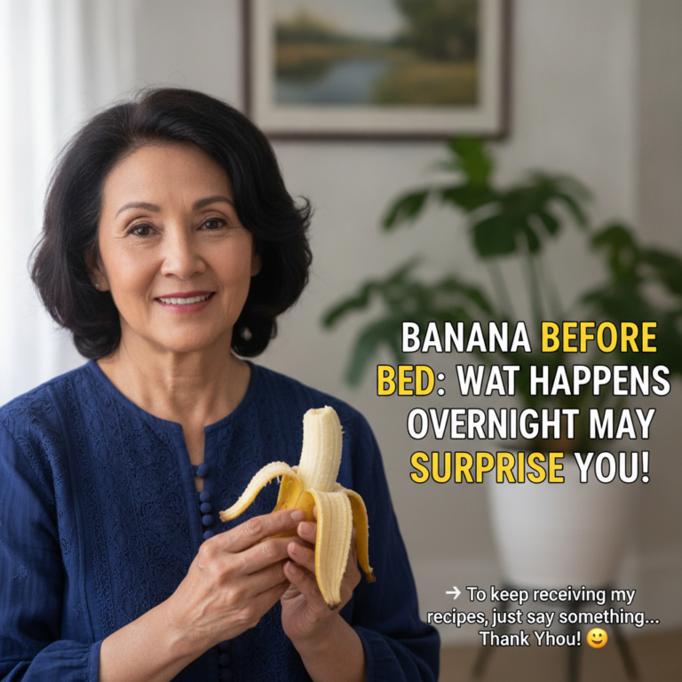 An East Asian woman with a friendly smile holding a partially peeled yellow banana She looks directly at the camera in a