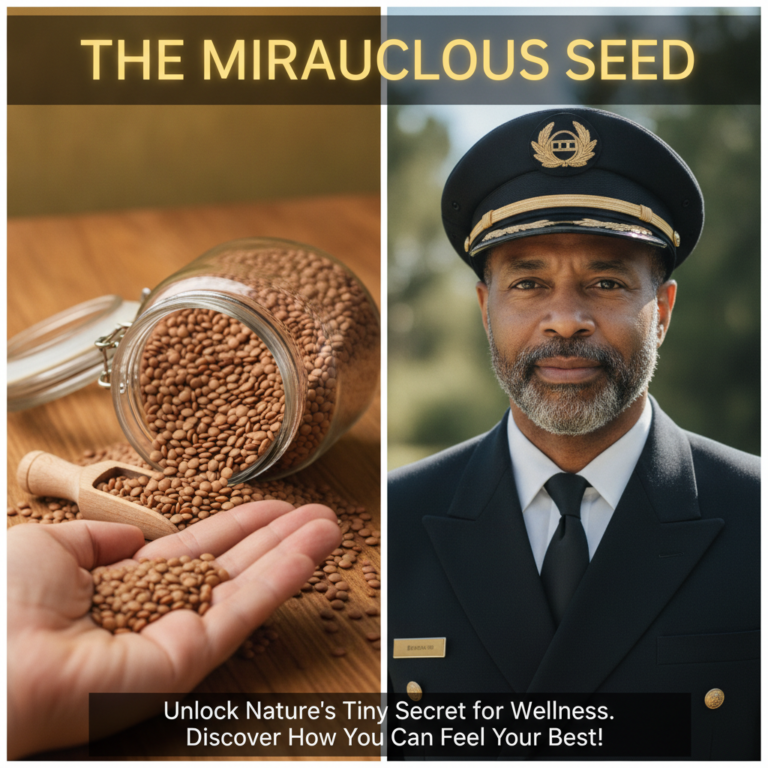 A diptych or split image showing small dark seeds like chia on one side representing nature s secret and on the other si