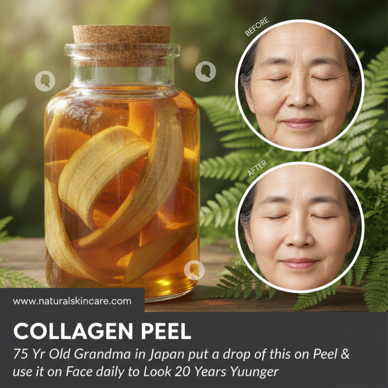 A split image showing a BEFORE and AFTER comparison of an elderly Asian woman s face with significantly reduced wrinkles