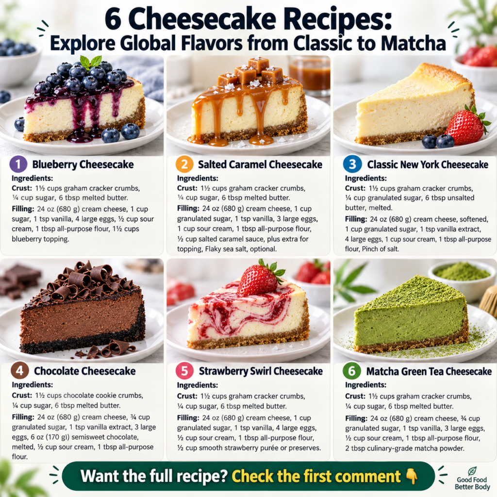 A slice of classic New York cheesecake on a white plate showcasing its creamy dense texture and golden-brown top with a 