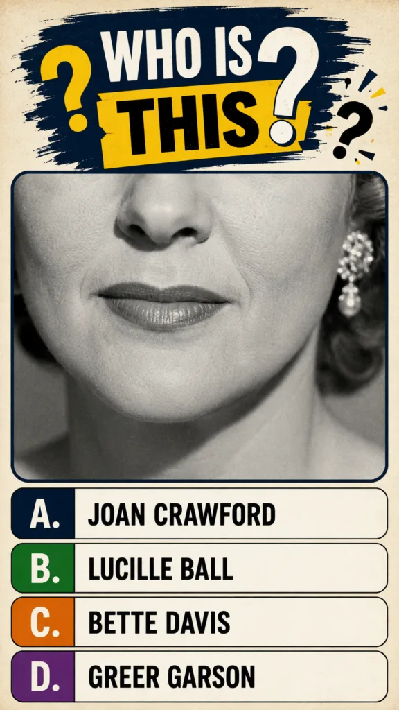 A black and white cropped portrait of a woman s lower face mouth nose chin and an elegant earring centered in a vintage-