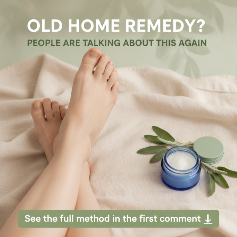 A person s hands applying Vicks VapoRub to their feet on a cozy bed with soft warm lighting creating a comforting atmosp