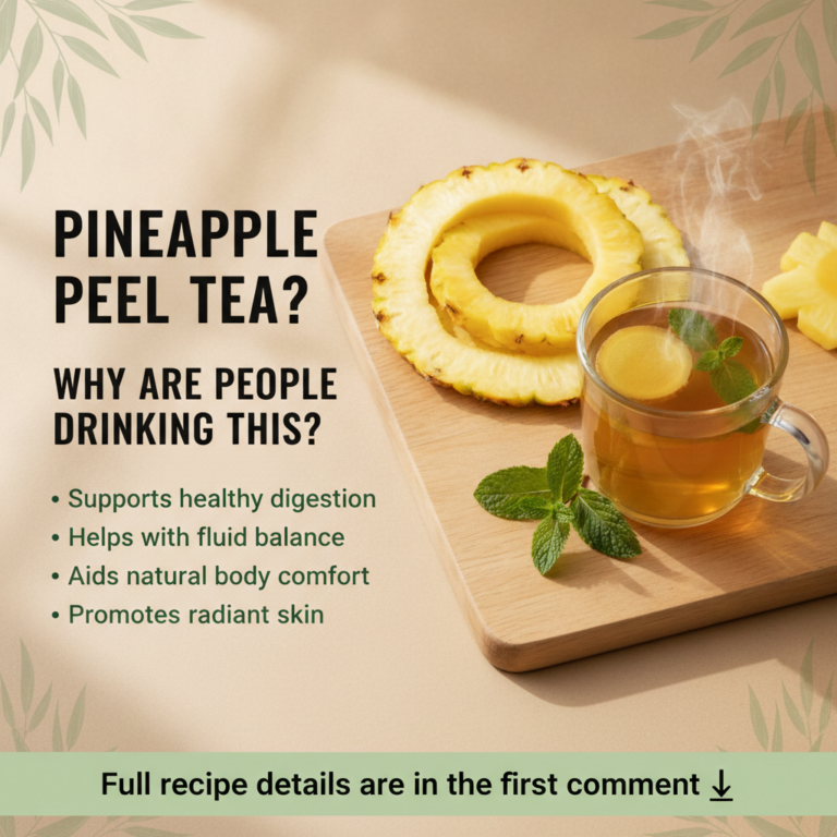 A vibrant and inviting image of pineapple peels perhaps with a freshly cut pineapple in the background suggesting health