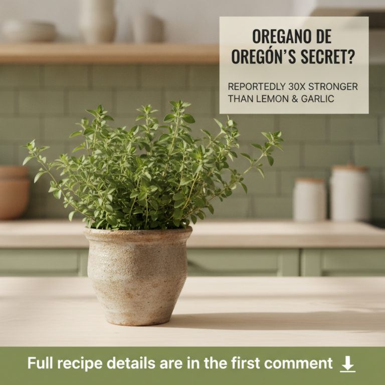 A close-up shot of fresh Oregon oregano leaves perhaps with a slight natural glow or mystical light hinting at its hidde