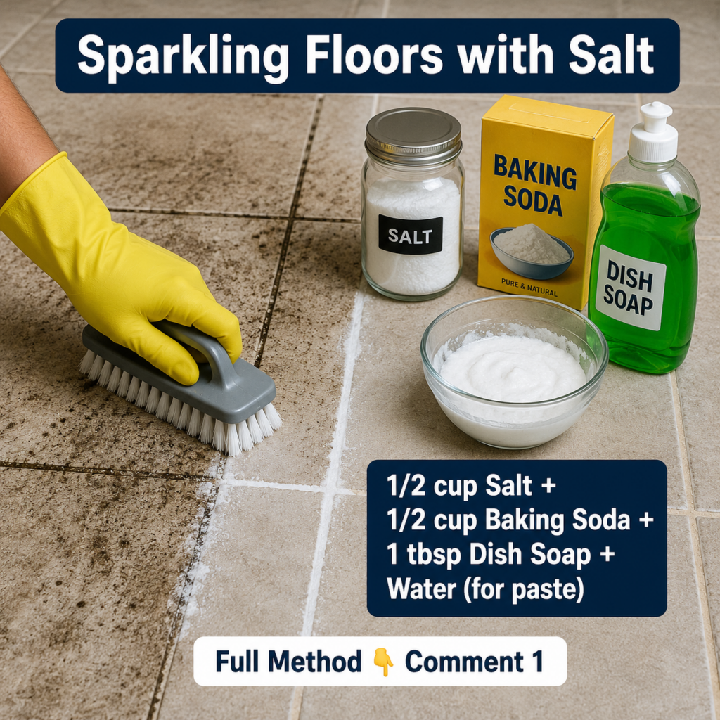 A person demonstrating deep cleaning floor grout with a steam cleaner