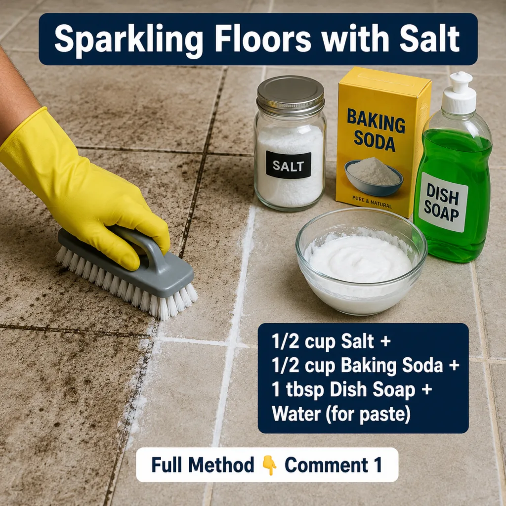 A person demonstrating deep cleaning floor grout with a steam cleaner