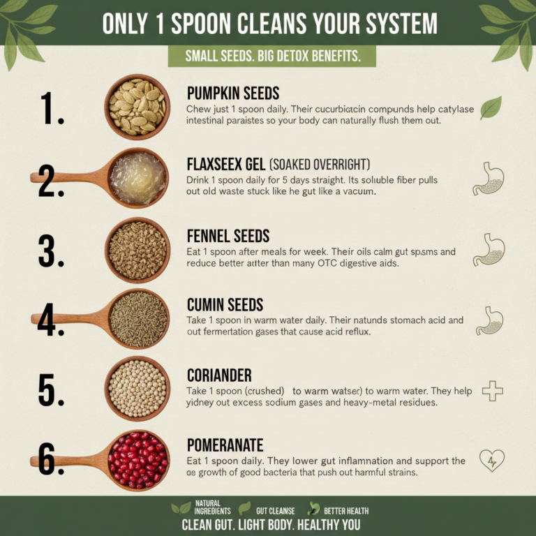 An assortment of six different seeds in small bowls or on a wooden spoon such as chia flax pumpkin hemp sunflower and po