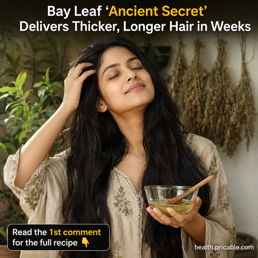 Dried bay leaves in a bowl ready for a hair remedy
