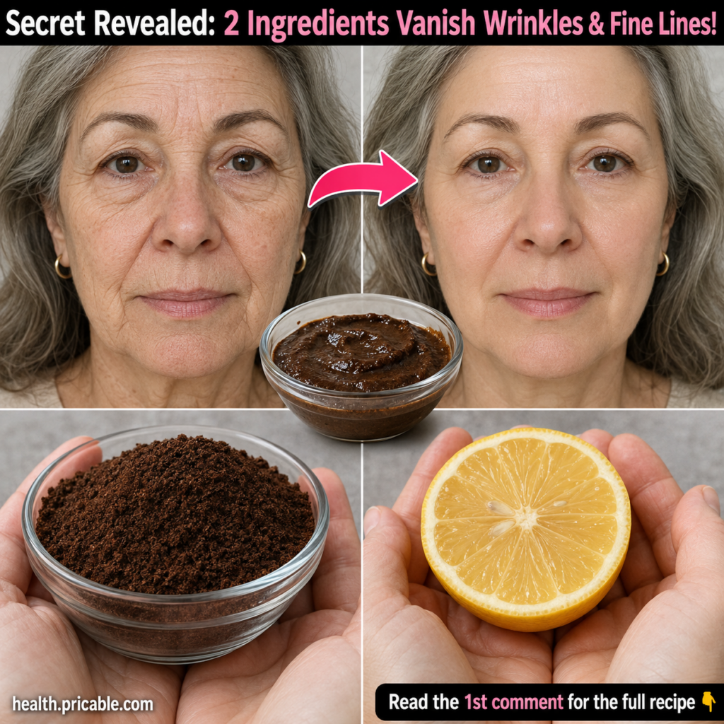 A split image showing a woman s face before with visible wrinkles and after with reduced wrinkles and fine lines emphasi