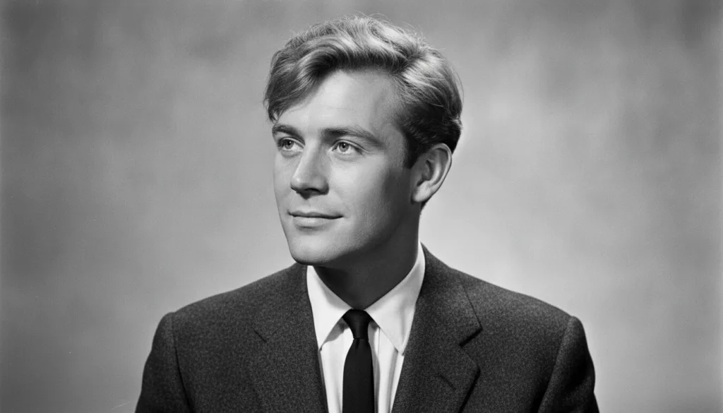 A vintage publicity photo of Peter O Toole during the height of his career reflecting his charismatic screen presence