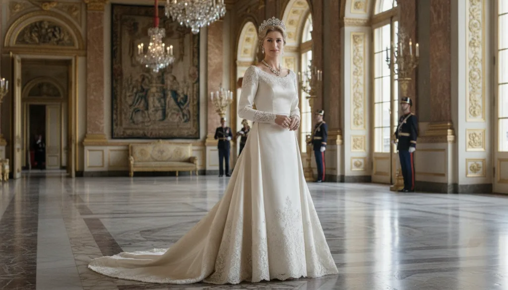 Princess Grace of Monaco in a royal setting or elegant attire